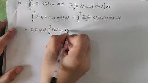 Average power in RLC circuit or Inductive Circuit ||Alternating Current|| class 12th physics