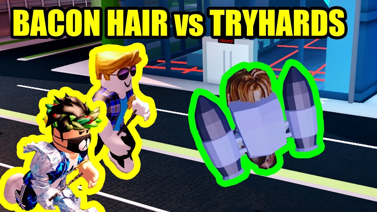 Facing The Biggest Tryhard Camping Cops Roblox Jailbreak Youtube - destroying the biggest bacon hair hater in roblox jailbreak