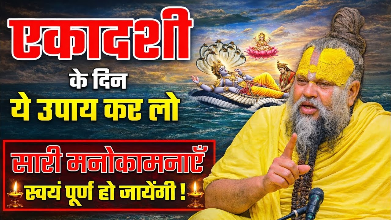 एकादशी के दिन यह उपाय कर लो सारीमनोकामनाएं जय प्रेमानंदजी महाराज