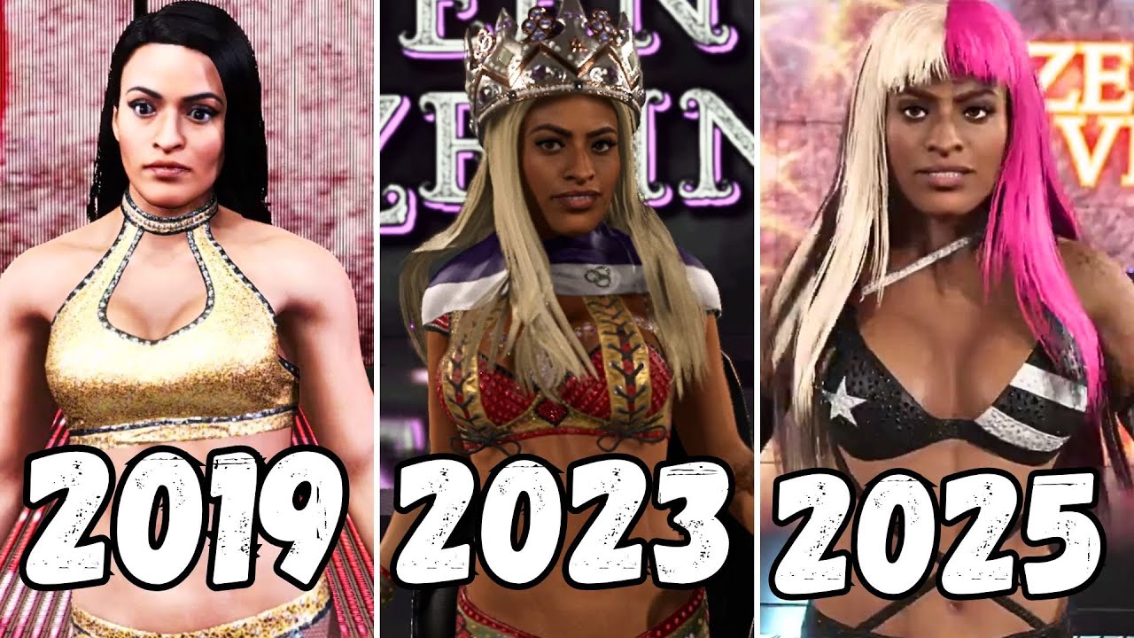 Entrance Evolution of Zelina Vega in WWE Games ! (2019-2025) - YouTube