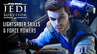STAR WARS Jedi: Survivor – All Lightsaber Skills & Force Powers Showcase
