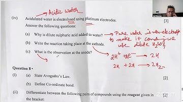 ICSE 2025 Class 10 Chemistry Question Paper Solutions & Answer Key | Full Paper Solved