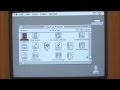 Apple Macintosh Classic (1990) Start Up and Demonstration