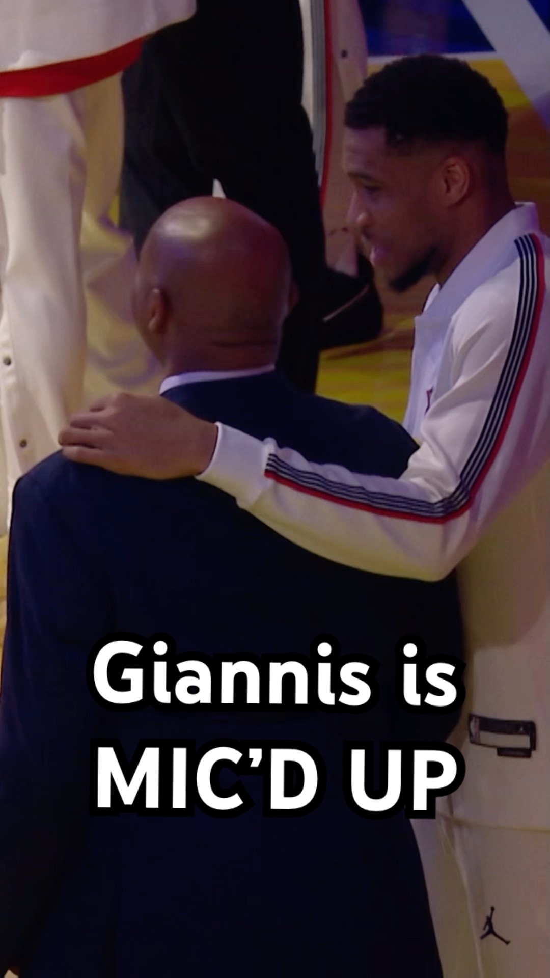 Giannis Antetokounmpo MIC’D UP for the NBA All-Star game