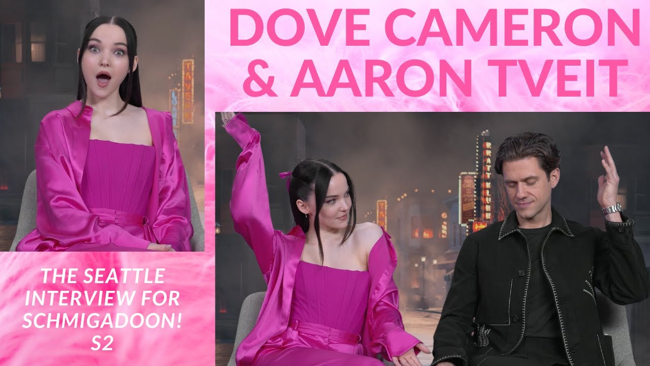 Dove Cameron + Aaron Tveit talk Seattle/Bainbridge Island, childhood dreams, and SCHMIGADOON! S2