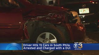 Driver Arrested For Striking 15 Cars Faces DUI Charges