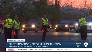 Power outages affect Tucson because of monsoon