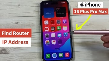 iPhone 16/16 Pro Max | How to Find Your Router