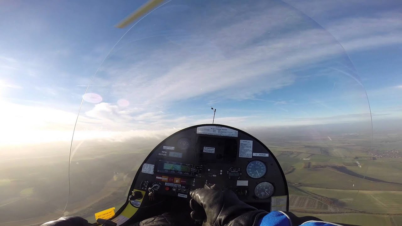 Gyrocopter training Zero airspeed descents YouTube