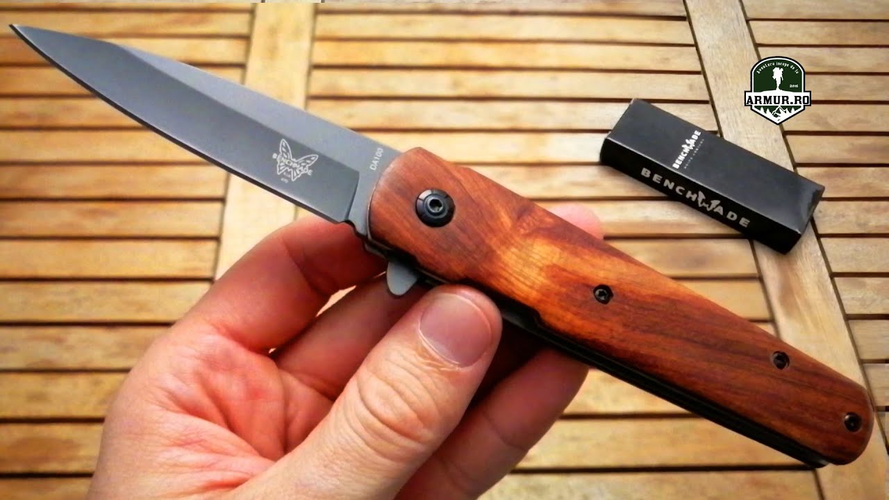 Briceag Benchmade DA100 Pocket Knife Review made in China Folding