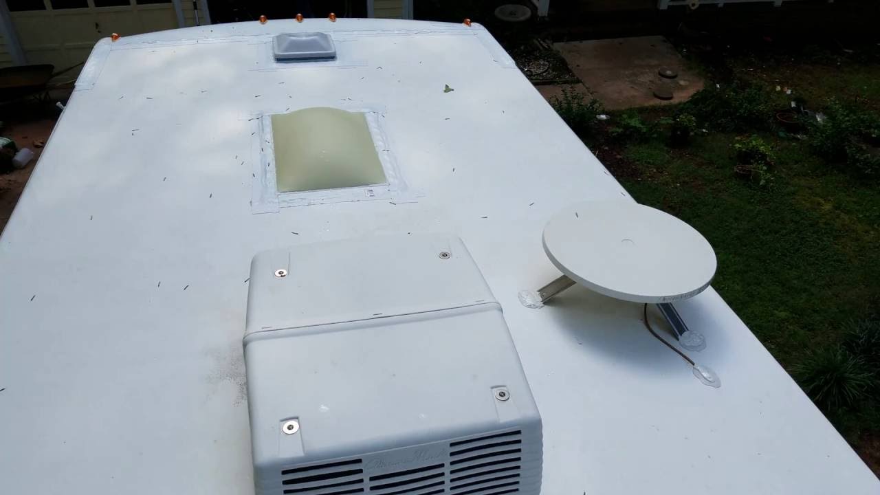 Eternabond on Class C RV with a rubber roof YouTube