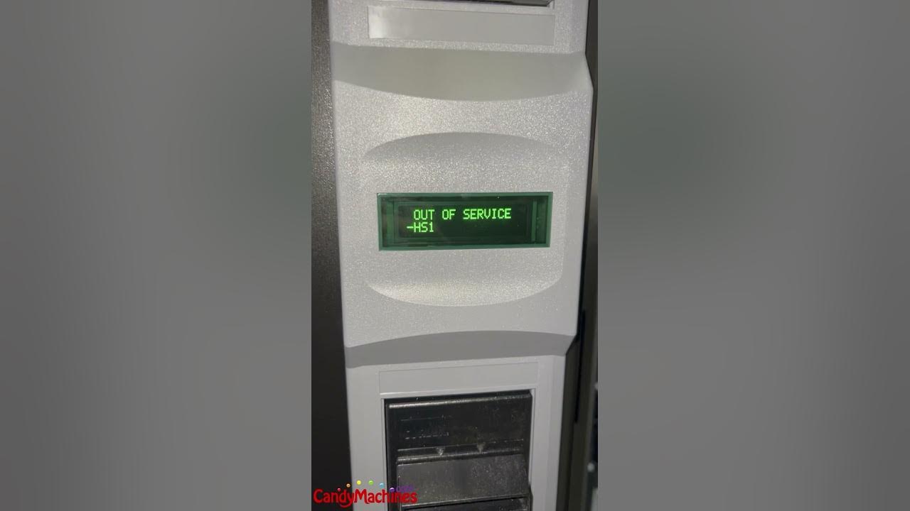 How to Fix Out of Service HS1 on your AMS Vending Machine YouTube