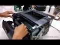 How to Replace Fuser Film Sleeve And Pressure Roller HP Laserjet Pro 400 m401n - Part 1
