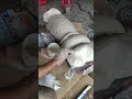 The process of making the mold shell #siliconemolding