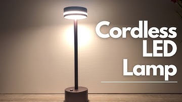 Cordless LED Table Lamp | Unboxing and Product Review