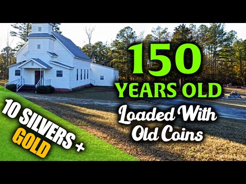 Metal Detecting A 150yr Old Church Yard Full Of Old Coins U0026 Silver + Gold!