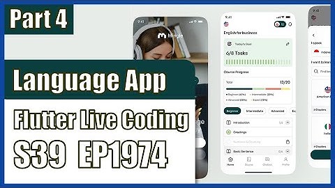 [Flutter] Flutter Live Coding EP1973 (Language Learning App Part 4)