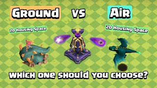 Ground Troops VS Air Troops | Clash of Clans