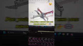 new Mack drone with mordel drow in leptop. #iot project 😲#drone. like and subcribe now.