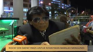Rocky Din dapat RM25 untuk nyanyikan Marilah Mengundi