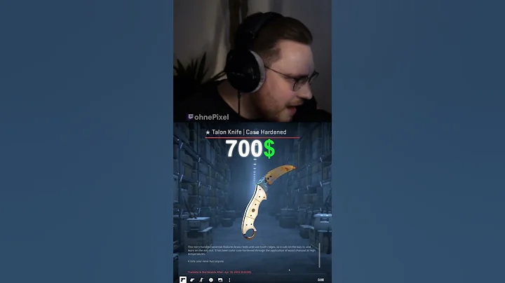 Talon Knife OhnePixel Incident 😱😱 #cs2 #opening