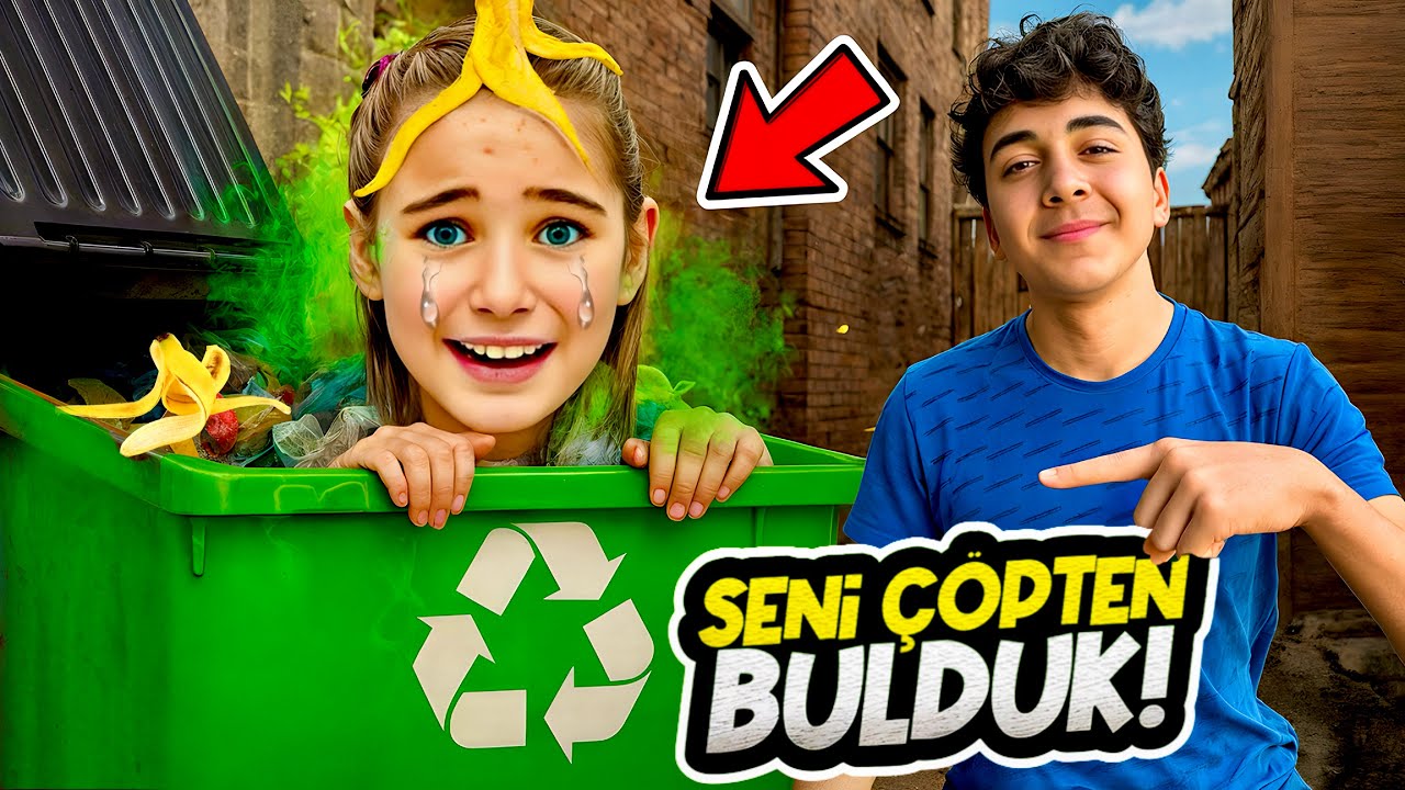 ABİSİ ELİF SİNEME ÇÖPTEN BULDUK DEDİ ‼️ BAKIN NAPTI ?? 