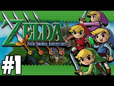 The Legend of Zelda: Four Swords Adventures (4 Players) - Part 1