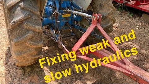 Fixing Weak 3 Point Hitch and Changing Engine Oil Ford 1910 Tractor