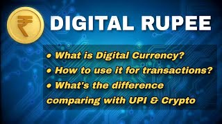 What is e-Rupee or Digital Rupee | Explained in Malayalam | How is it different from UPI & Crypto