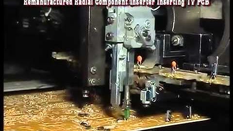 RADIAL COMPONENT INSERTION MACHINES