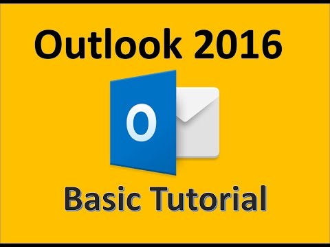 Outlook 2016 - Tutorial for Beginners - 2017 How To Use Microsoft Outlook on Office 365 Windows 10