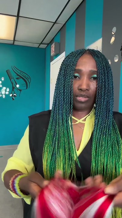  HAir braid color blend - YouTube