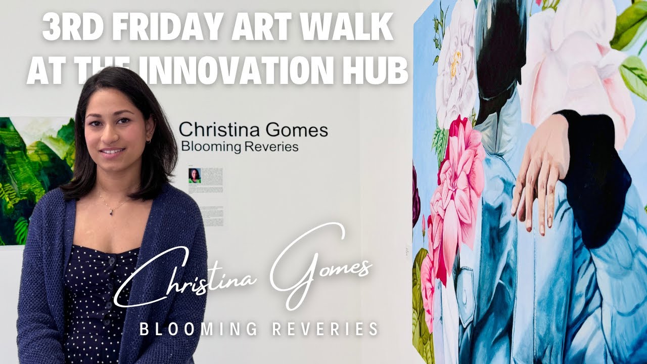 Featured Local Artist, Christina Gomes at the Innovation Hub Art Gallery
