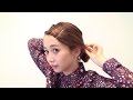 HOW TO ヘアアレンジ/前髪が短くてもできるラフひとつ結び - 三戸なつめ