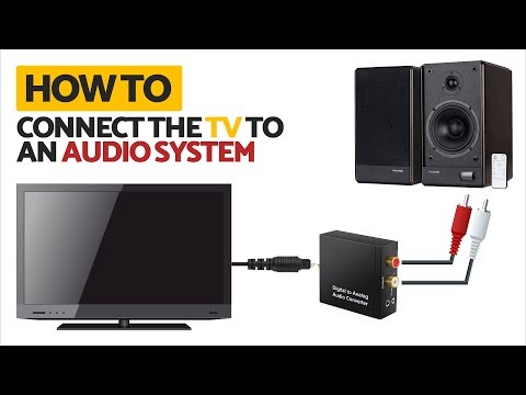 Comment connecter le téléviseur au système audio RCA | Optique à RCA