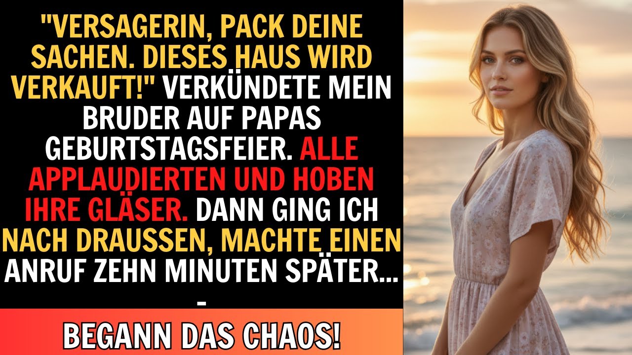 Mein Bruder sagte: “Pack deine Sachen“ auf Papas Geburtstag — aber als ich nur einen kurzen Anruf…