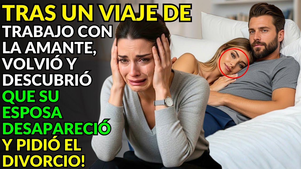TRAS UN VIAJE DE TRABAJO CON LA AMANTE, VOLVIÓ Y DESCUBRIÓ QUE SU ESPOSA DESAPARECIÓ Y PIDIÓ EL...
