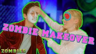 Zombie Makeover Challenge 👄 | ZOMBIES | Disney Channel Resimi