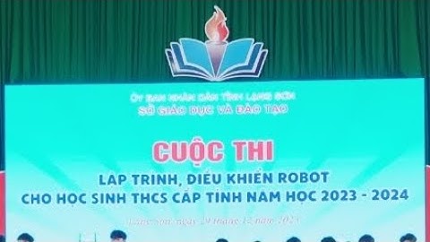 Thi lập trình điều khiển robot năm 2023