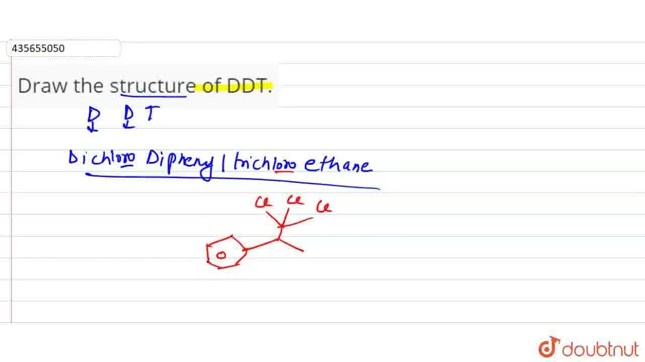 Details 69+ draw the structure of ddt