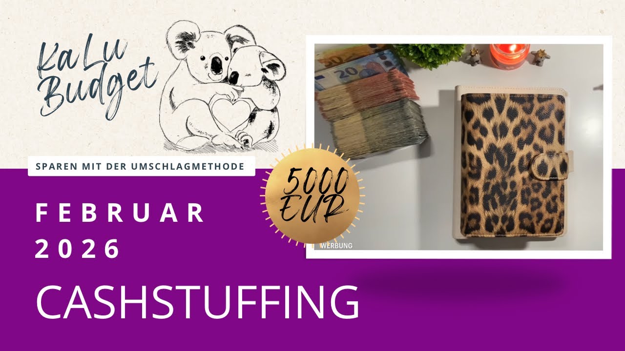 CASHSTUFFING FEBRUAR 2026 | Wir befüllen alle Umschläge und auch die Sparbinder Umschläge🎲