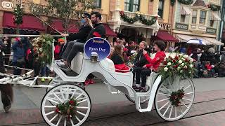 Ohio State football at Rose Bowl Cavalcade at Disneyland