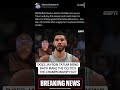 JAYSON TATUM BACK ARE THE CELTICS NOW CHAMPIONSHIP FAVORITES? #basketball #nba #shorts #jaysontatum