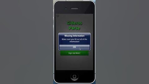 Parse login integration with Gideros using BhWax