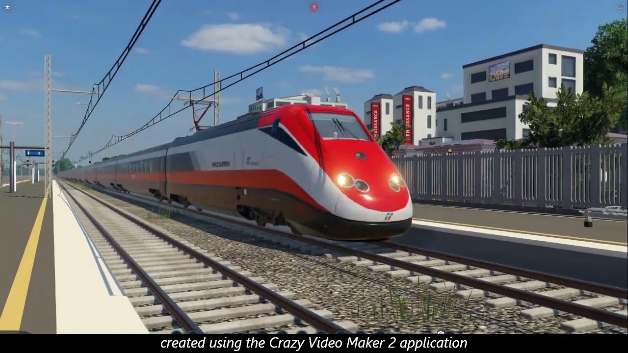 Transport Fever 2 - traffico ferroviario alla stazione di Milano Rogoredo.