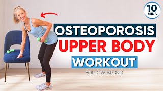 Osteoporosis Upper Body Workout (10 Minutes Follow Along)