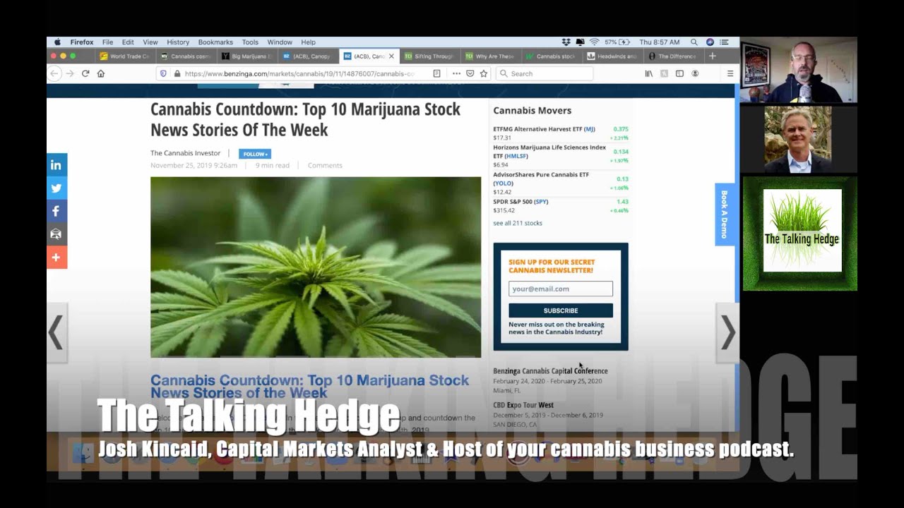 Top 10 Cannabis Stock News Stories of the Week (2019)