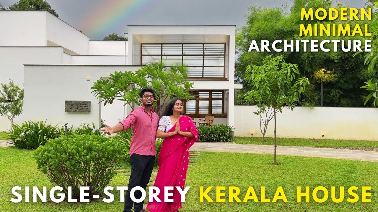 പ്രശാന്തമീ ഇടം ! രണ്ടുനിലയായി തോന്നുമീ ഒറ്റനില വീട് ! HOMETOUR MALAYALAM |HOMES|ARCHITALKS HOMETOUR