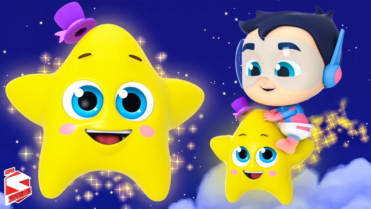 Twinkle Twinkle Little Star + More Nursery Rhymes & Kids Songs by Super ...