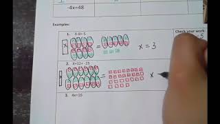 Modeling and Solving One Step Equations